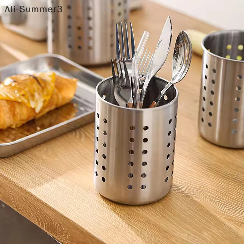 Stainless Steel Cutlery Holder/Drainer Basket