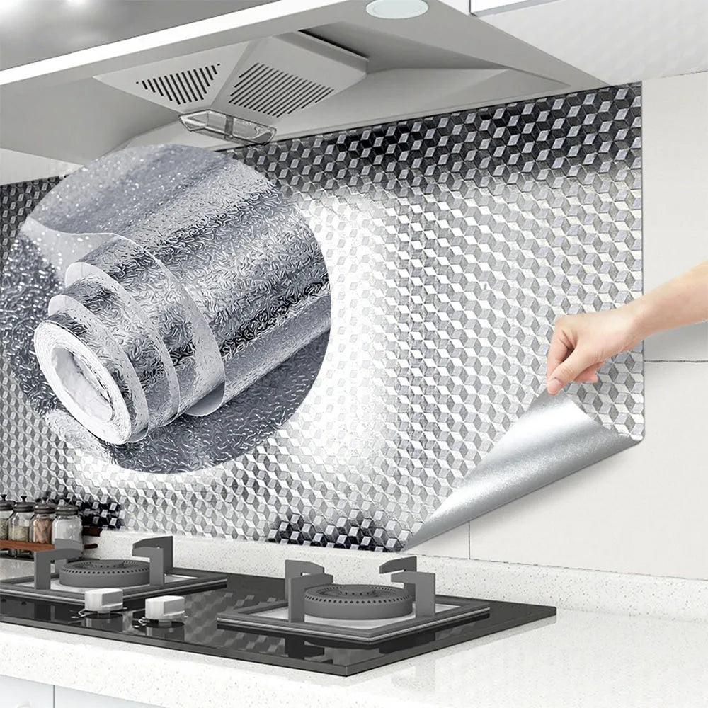 High Temperature, Oil Resistant, Waterproof Foil Wallpaper