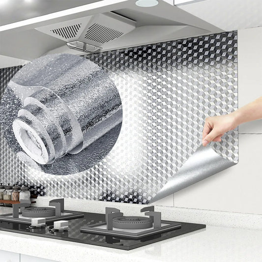 High Temperature, Oil Resistant, Waterproof Foil Wallpaper