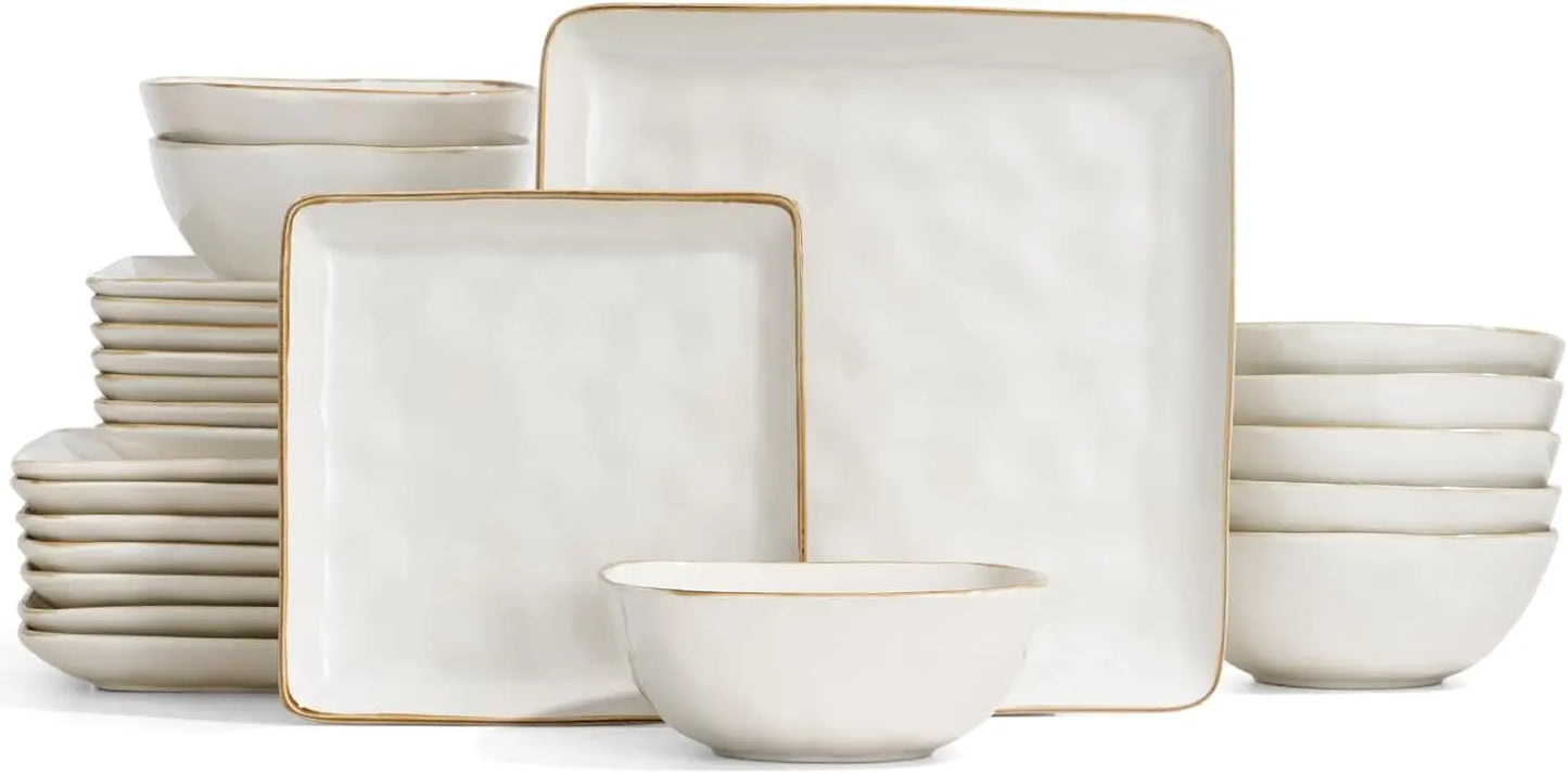 24-Piece Dinnerware Set, service for 8