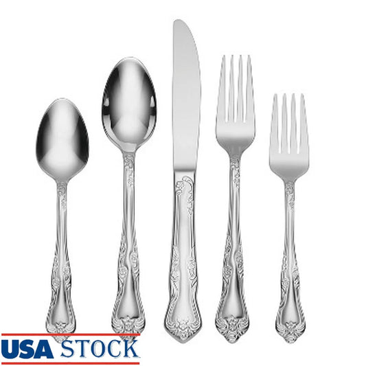 20pc Stainless Steel Flatware Set, Service for 4