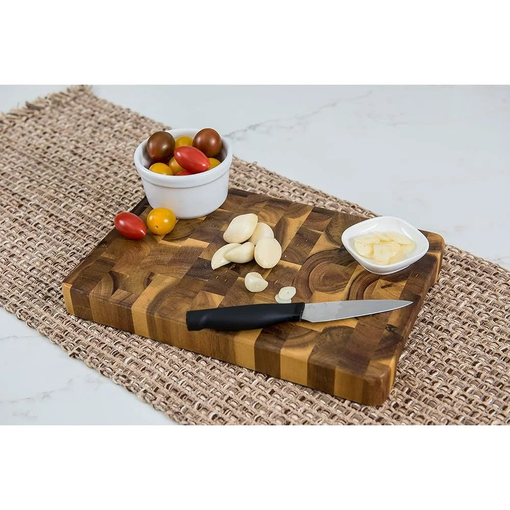 Acacia End Grain Chopping Block Cutting Board