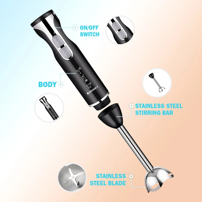 Portable Handheld 1000W 5 in 1 Multi-function Blender