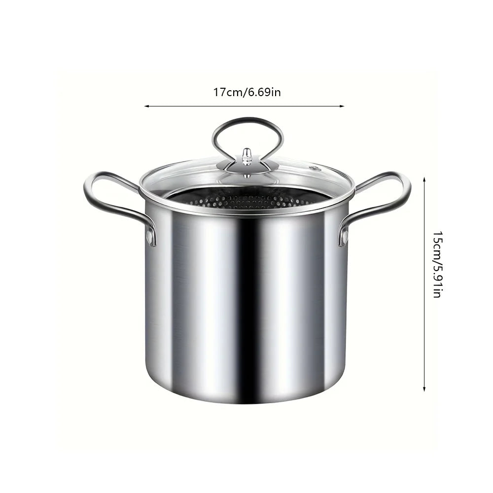 Multifunctional Small Fryer, Stainless Steel