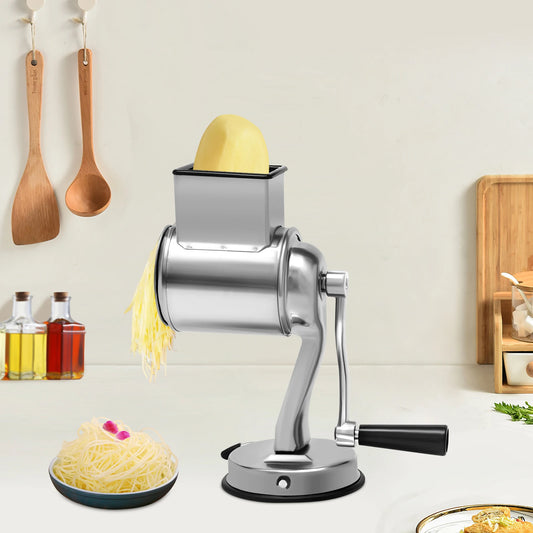 5-Blade Stainless Steel Rotary Vegetable Grater