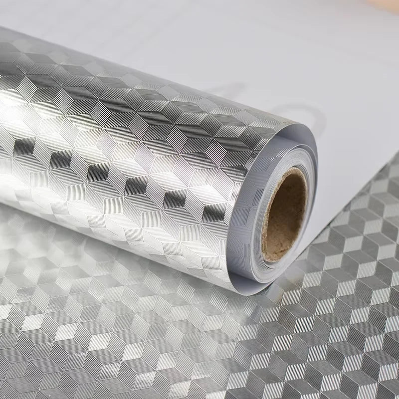 High Temperature, Oil Resistant, Waterproof Foil Wallpaper