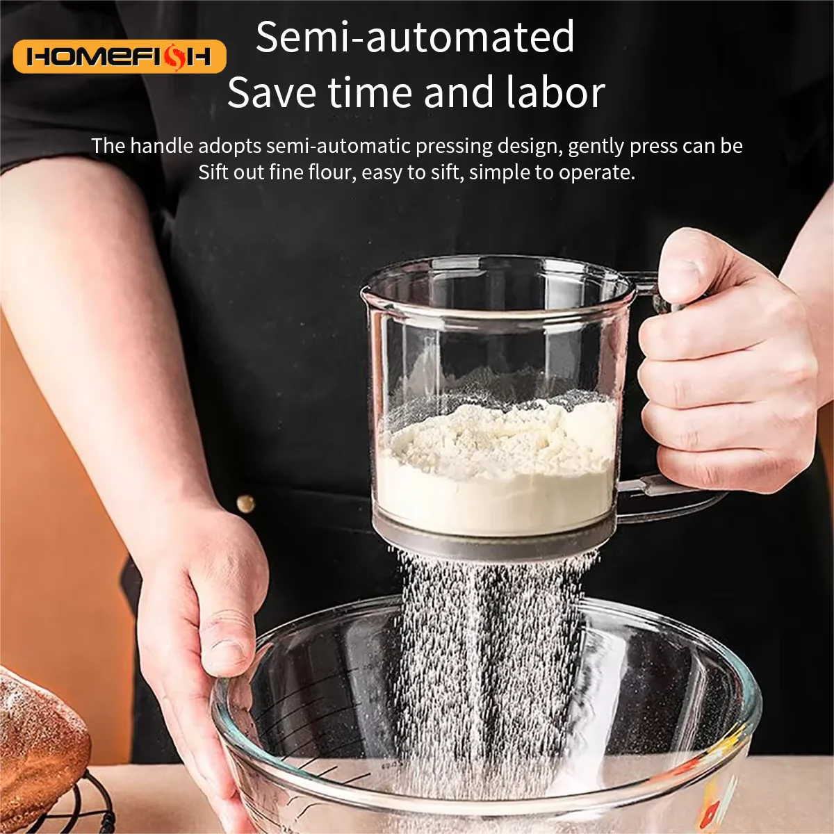 Semi-automatic Flour Sifter