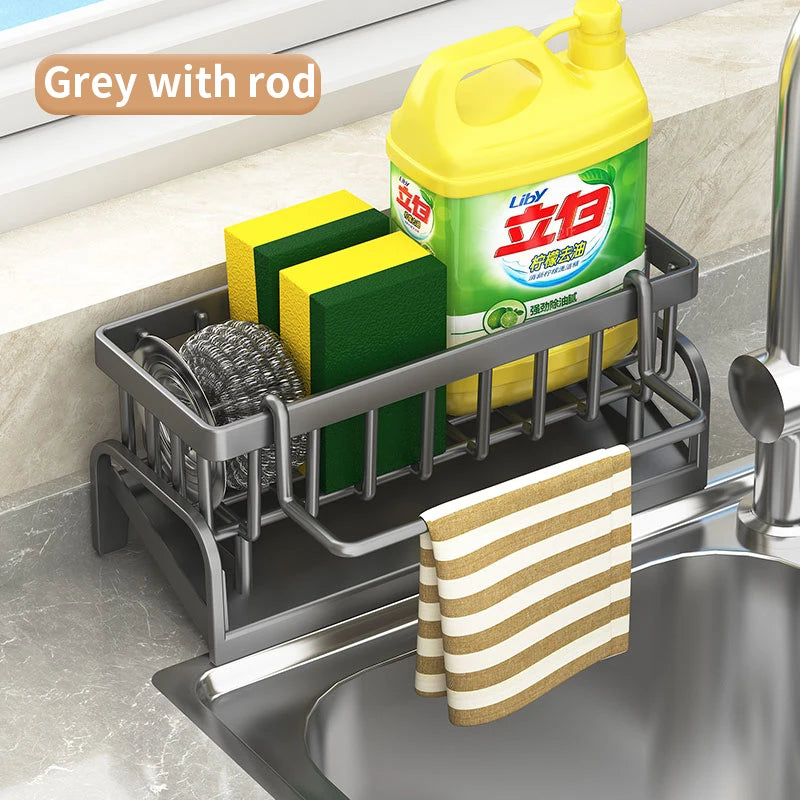 Kitchen Sink Shelf Storage Draining Rack