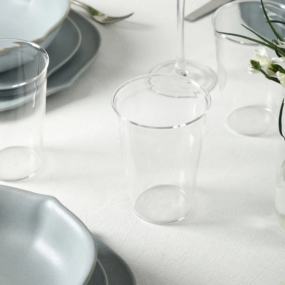 32 Piece Dinnerware Set, Stoneware Borosilicate