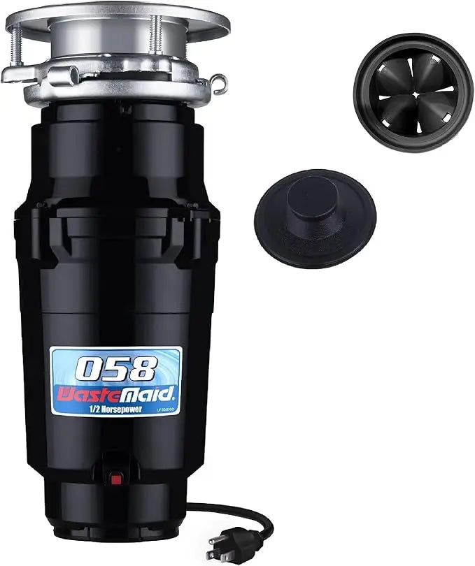 1/2 HP Garbage Disposal, Anti-Jam, Stainless Steel