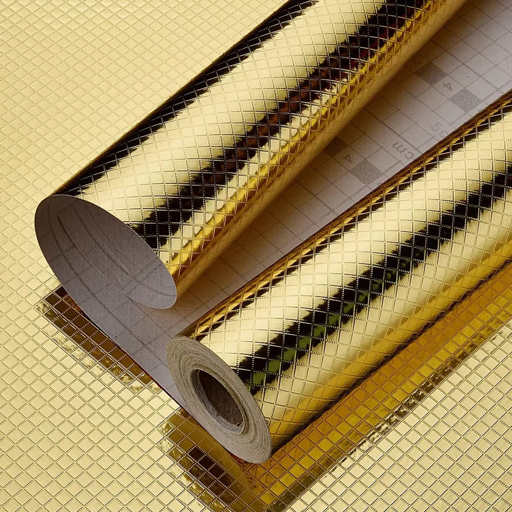 High Temperature, Oil Resistant, Waterproof Foil Wallpaper