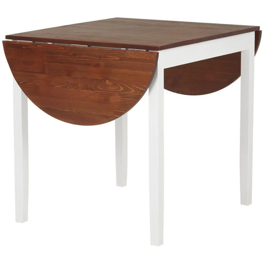 Solid Wood Kitchen Drop Leaf Table