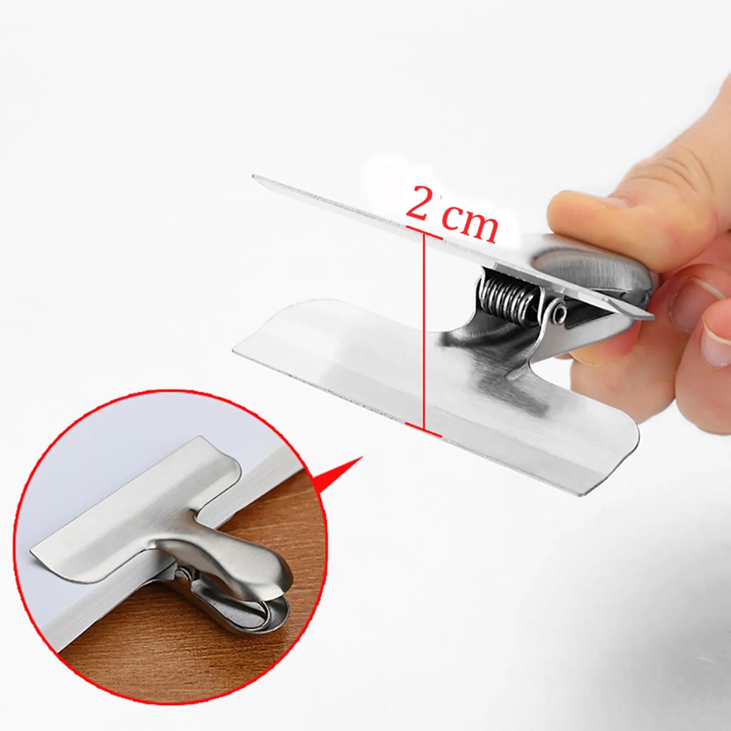 Stainless Steel Chip Bag Clips