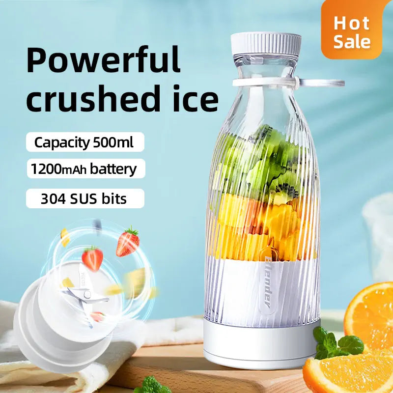Portable Mini Blender for Smoothies & Shakes - USB Charging