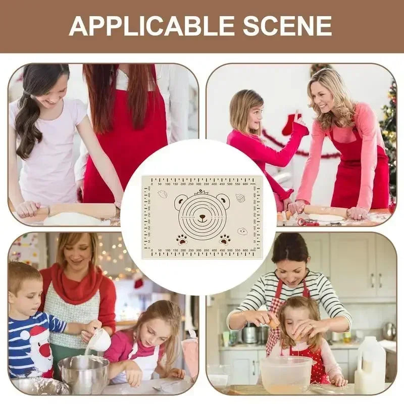 Silicone Baking Mat For Kitchen, Non-Stick