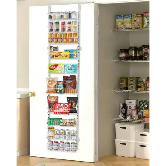 10 Tier Over Door Pantry Storage