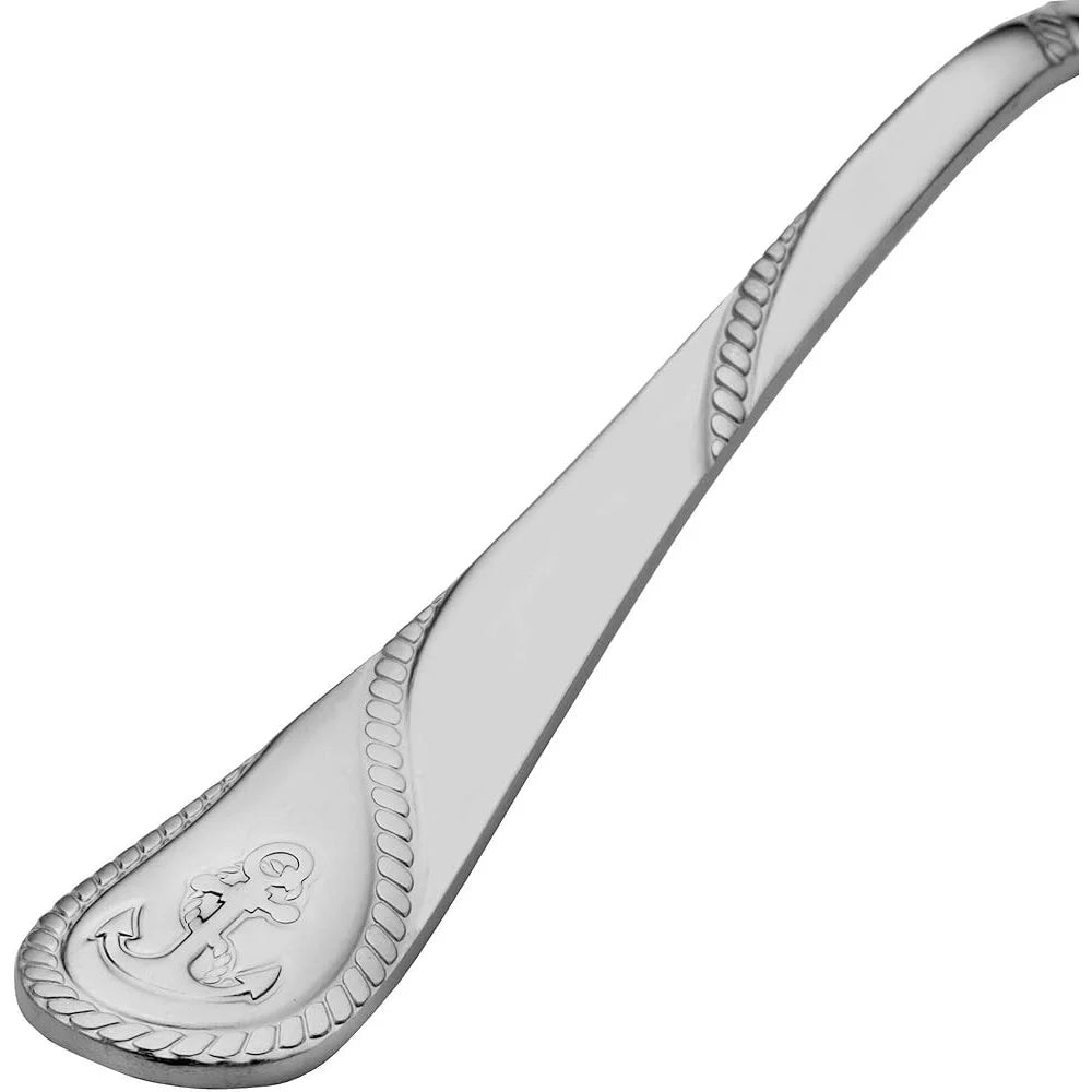 Nautical Themed 20 Piece Stainless Steel Flatware Set Service 4