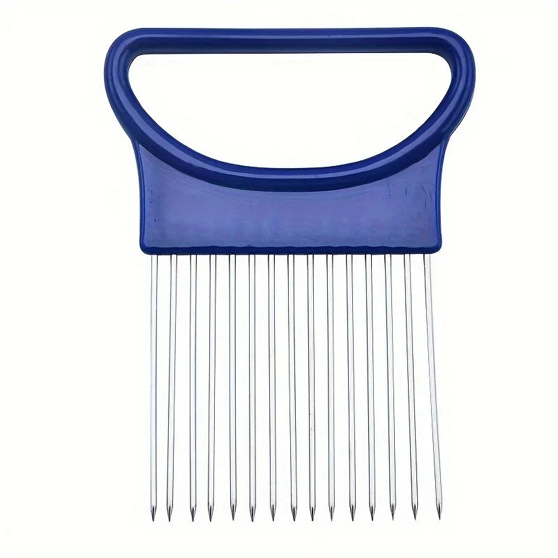 Stainless Steel VeggieHolder for Safe Cutting
