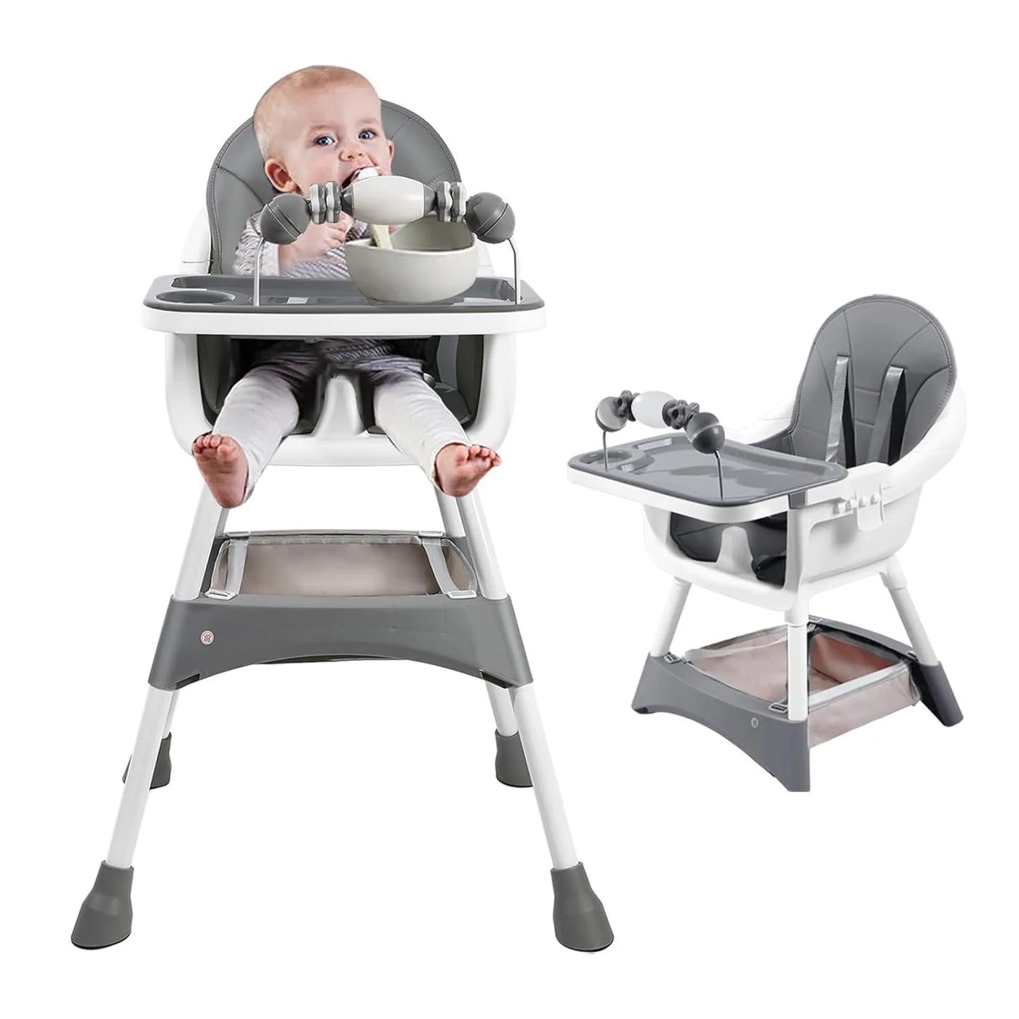 Convertible Foldable High Chair – (6 Months-3 Years)