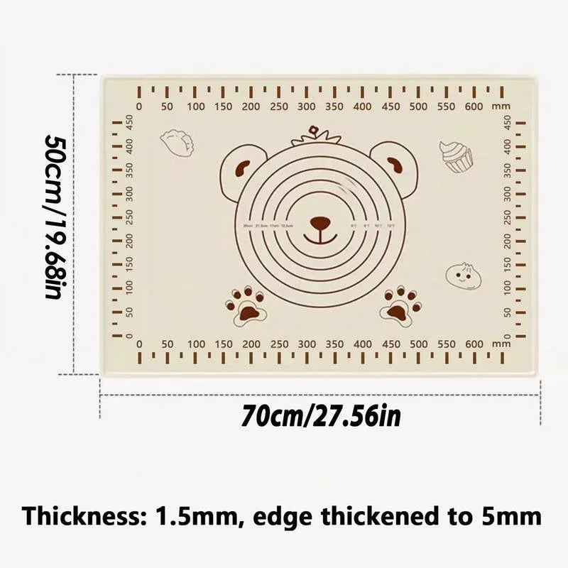 Silicone Baking Mat For Kitchen, Non-Stick