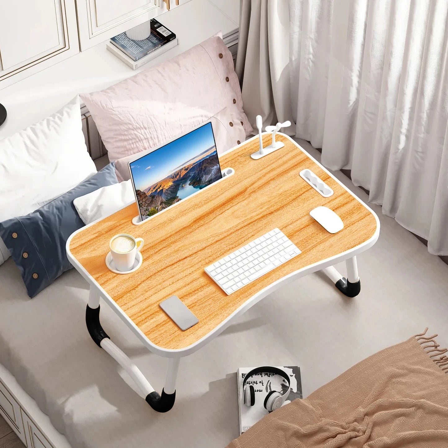 NEW portable folding laptop table for office and home