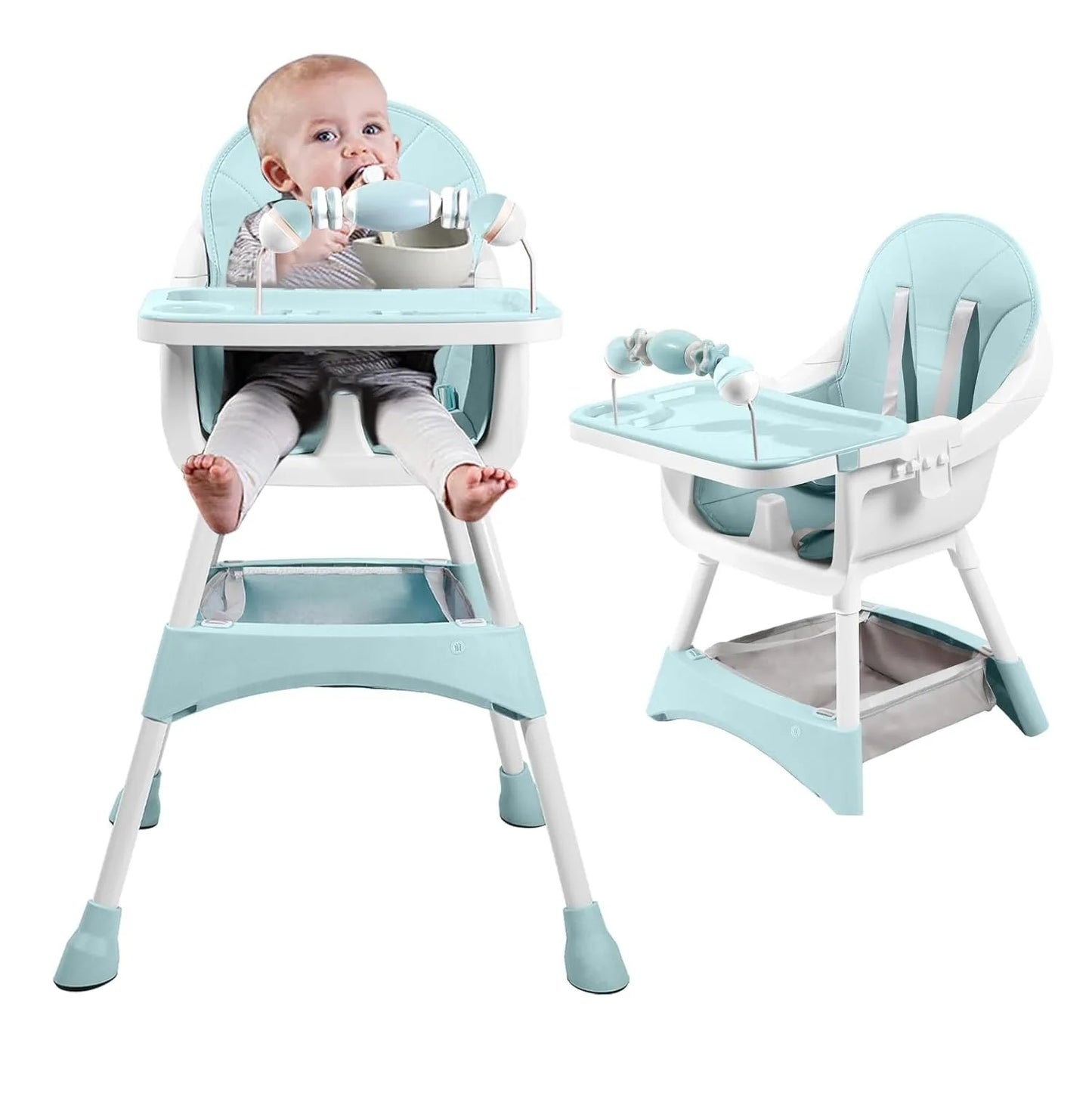 Convertible Foldable High Chair – (6 Months-3 Years)