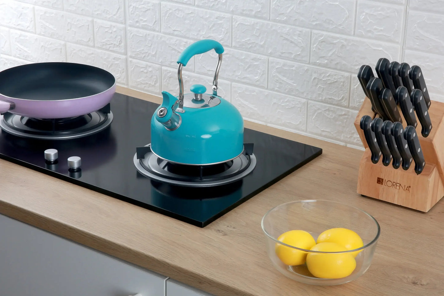 Stainless Steel, Easy-Pour Stovetop Kettle