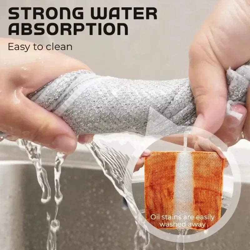 Metal Microfiber Mesh Scrubbing Cloths