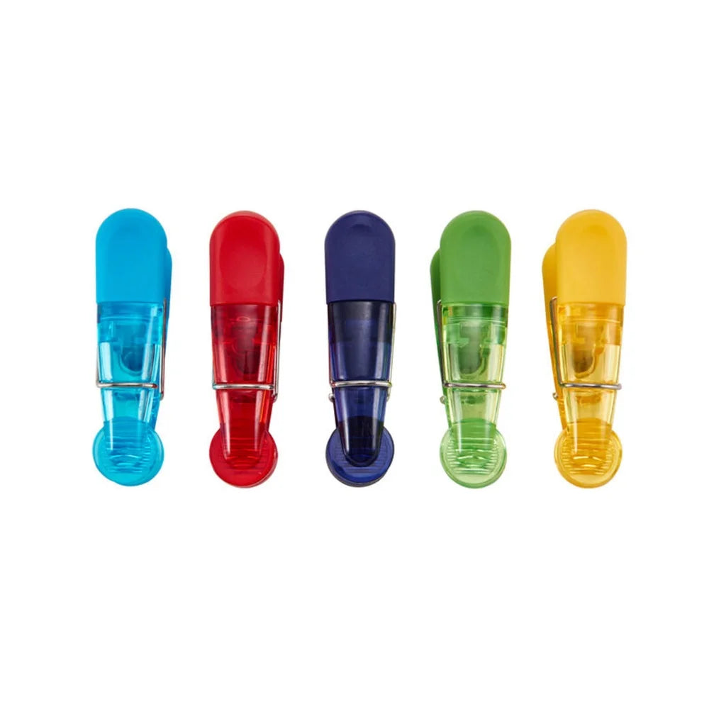 5 Count Translucent Plastic Magnetic Kitchen/bag Clips
