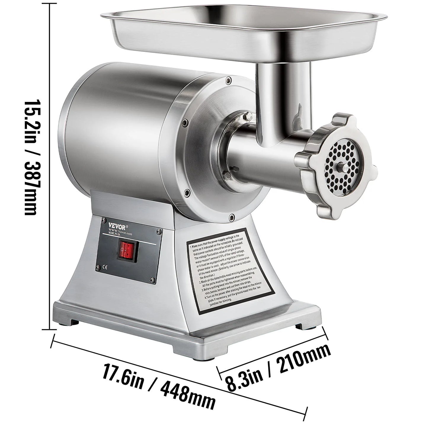 Heavy Duty Electric Meat  Grinder, Commercial