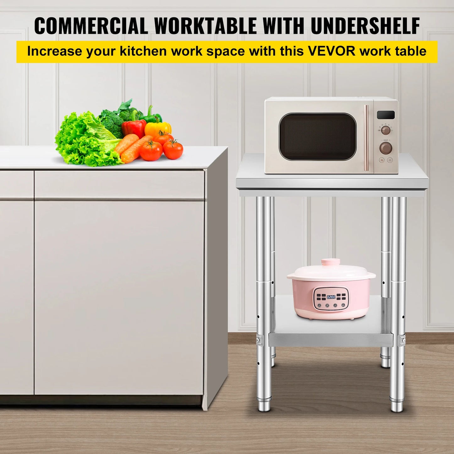 Stainless Steel Commercial Kitchen/Catering Worktable