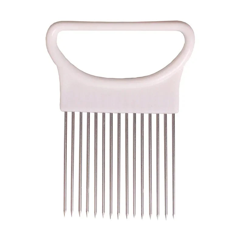 Stainless Steel VeggieHolder for Safe Cutting