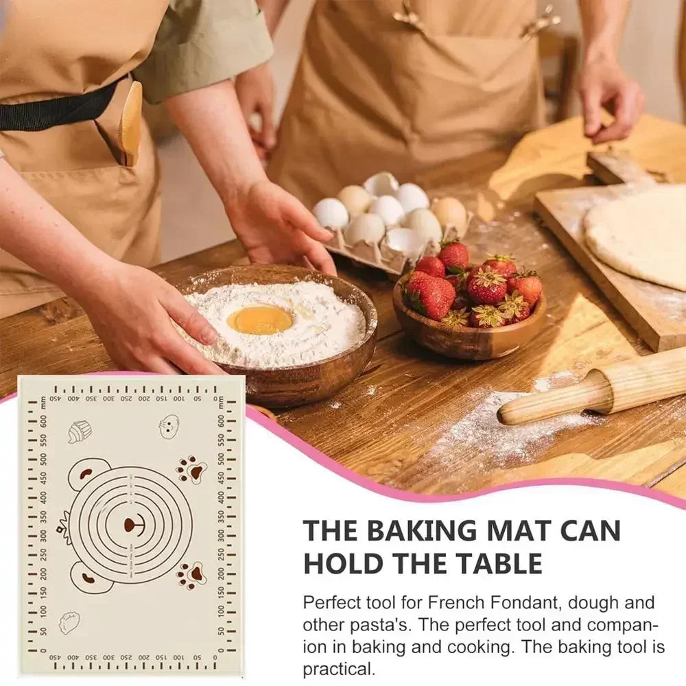 Silicone Baking Mat For Kitchen, Non-Stick