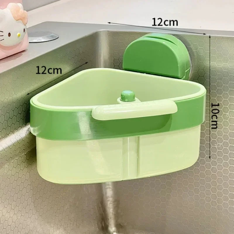 C‌orner Kitchen Sink Strainer Basket