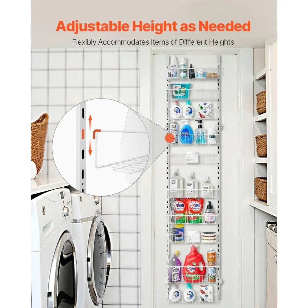 10 Tier Over Door Pantry Storage