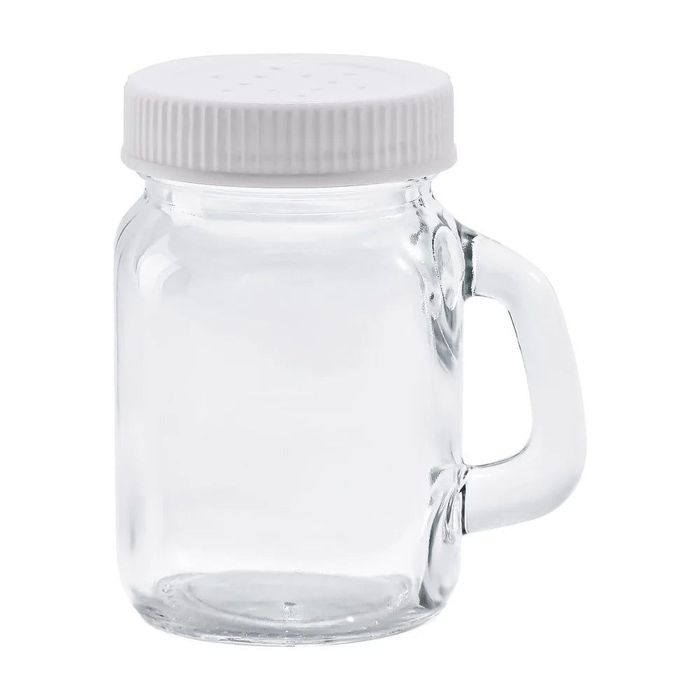 6 Pack Glass Salt Pepper Shaker 4 oz, Hand Wash