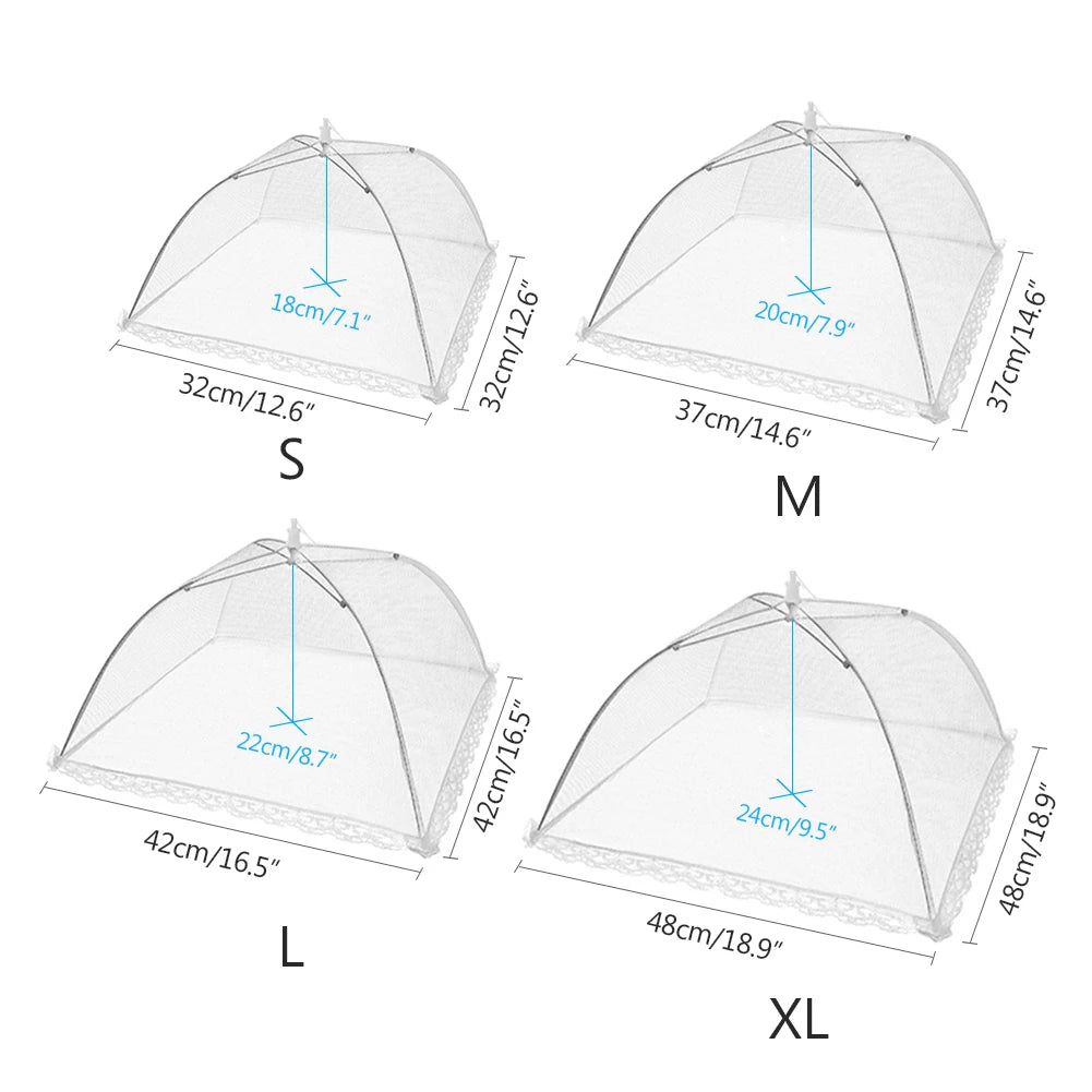 Mesh Food Covers - Foldable - Anti Bug Dome Net