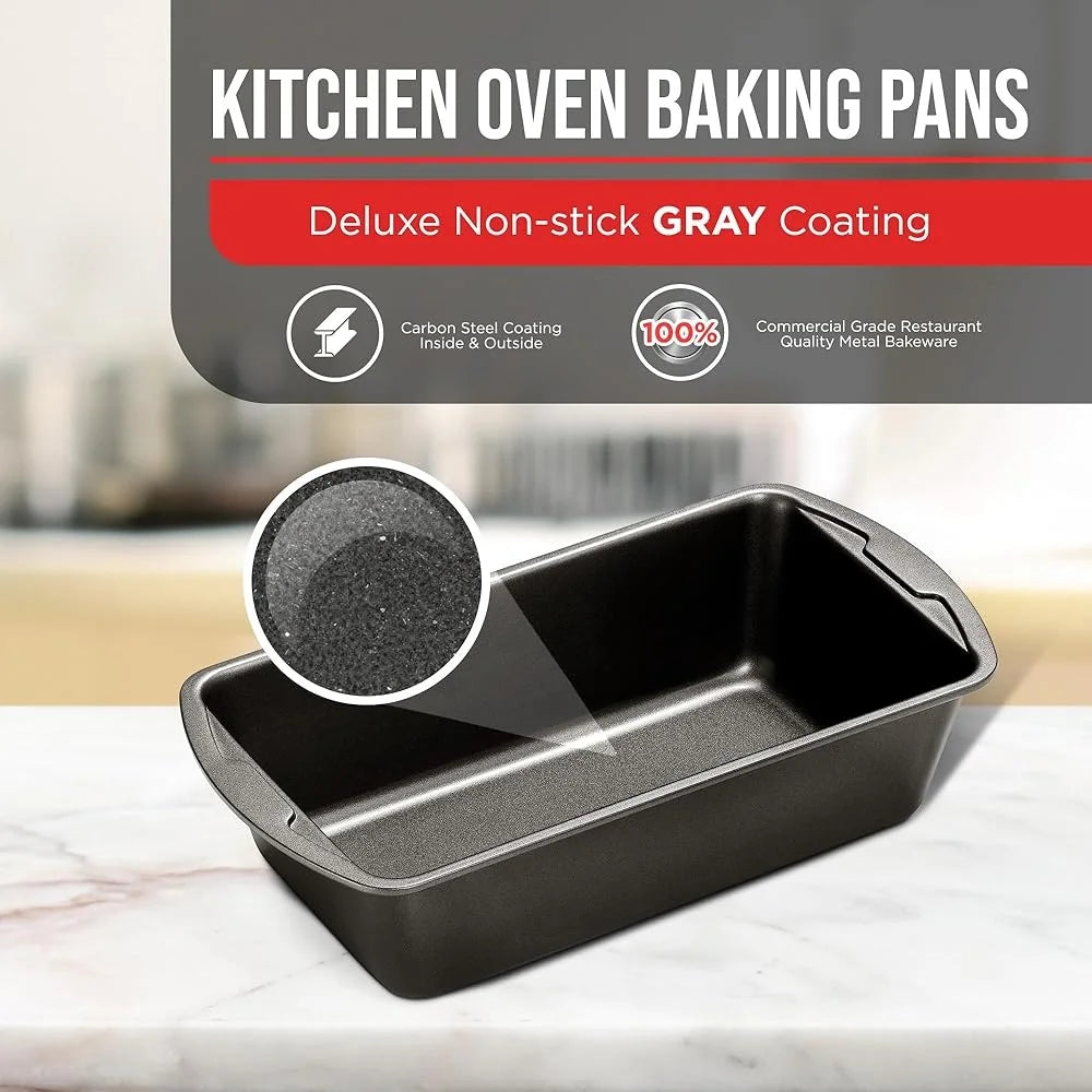 2-Piece Nonstick Carbon Steel Loaf Pan Set