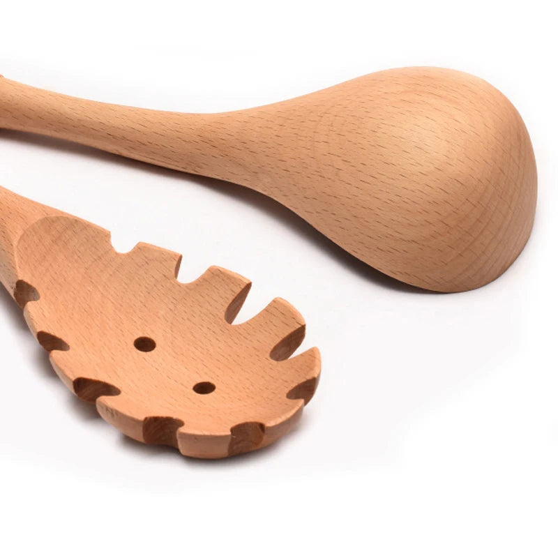 7pcs Bamboo Kitchen Utensils Set