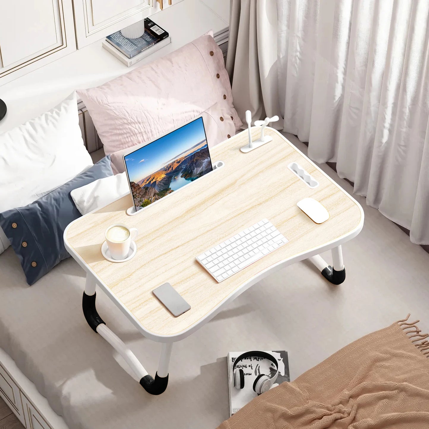 NEW portable folding laptop table for office and home