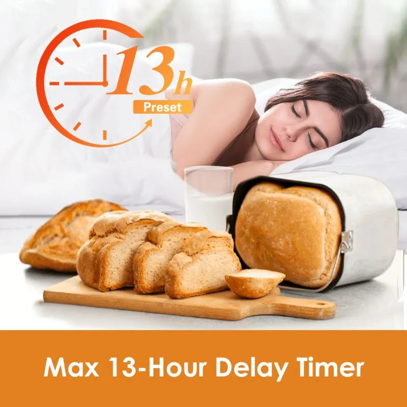 2lb Bread Machine, 12 Presets