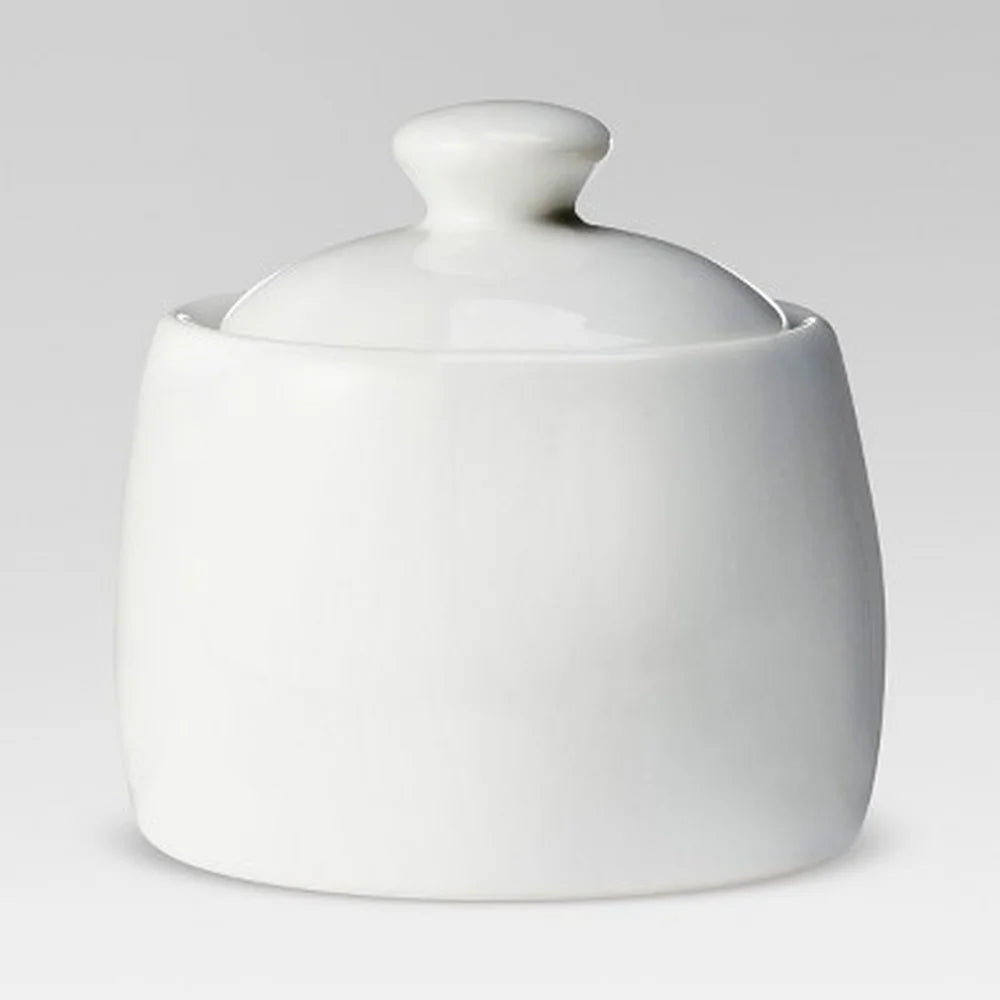8oz Ceramic Sugar Bowl with Lid
