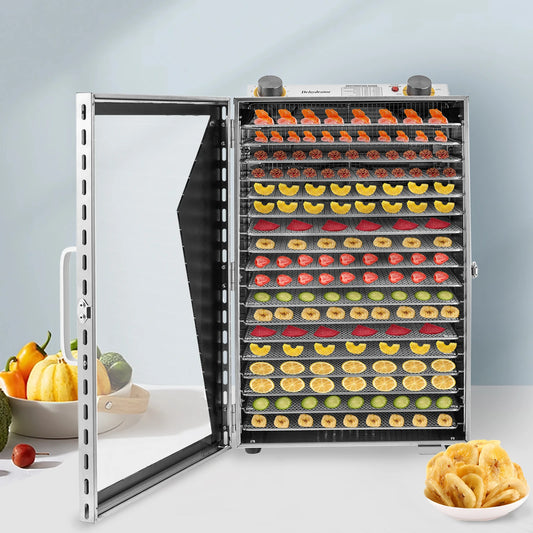 Food Dehydrator w/18 Stainless Steel Trays