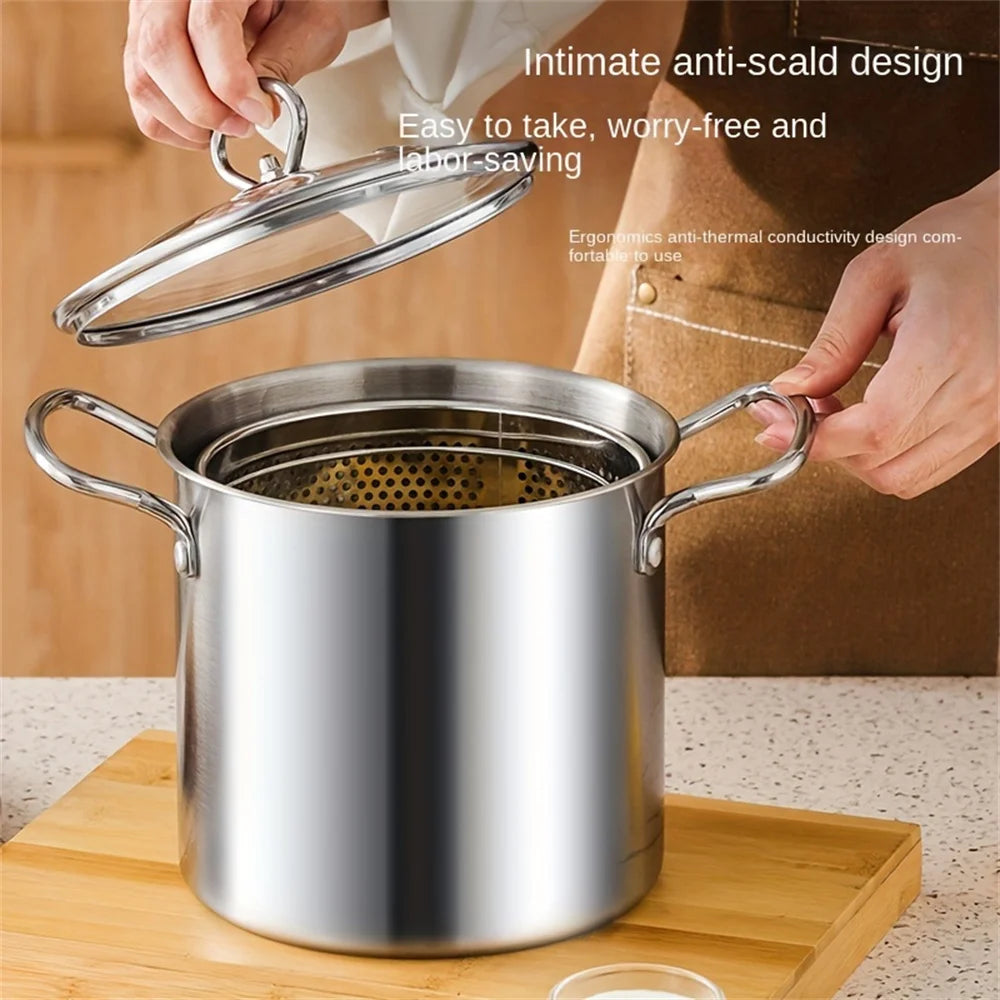 Multifunctional Small Fryer, Stainless Steel