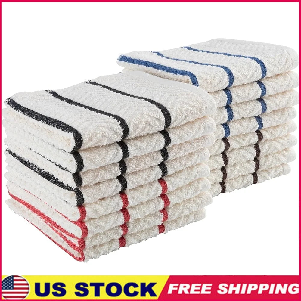 16-Pack Cotton Kitchen Towels