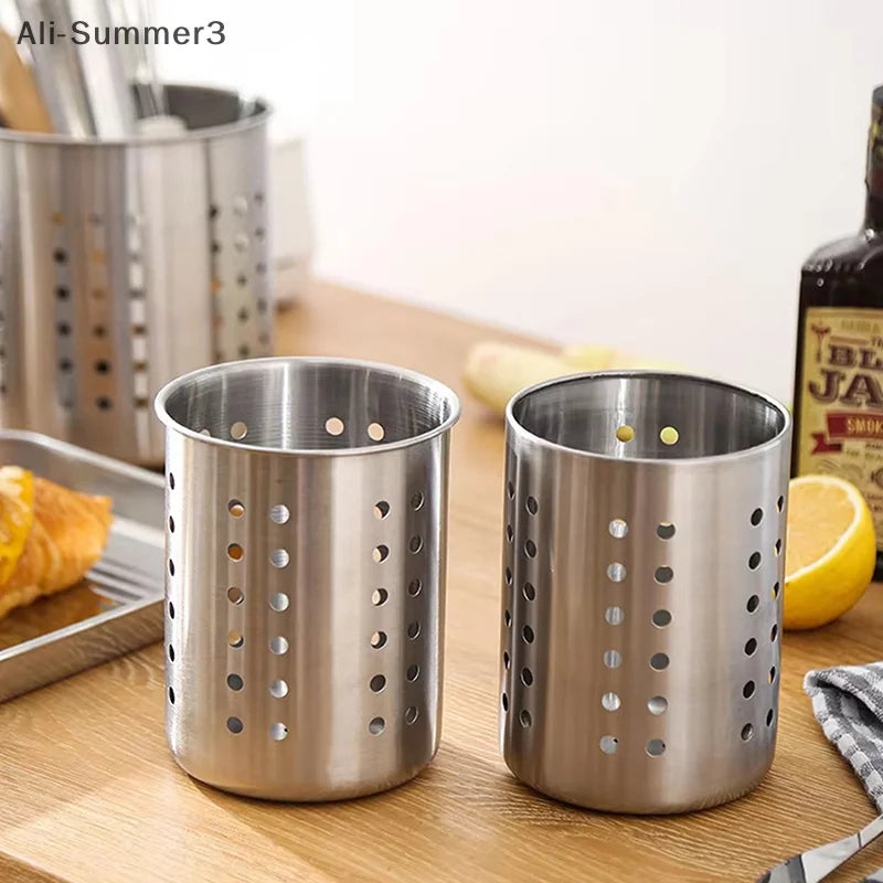 Stainless Steel Cutlery Holder/Drainer Basket