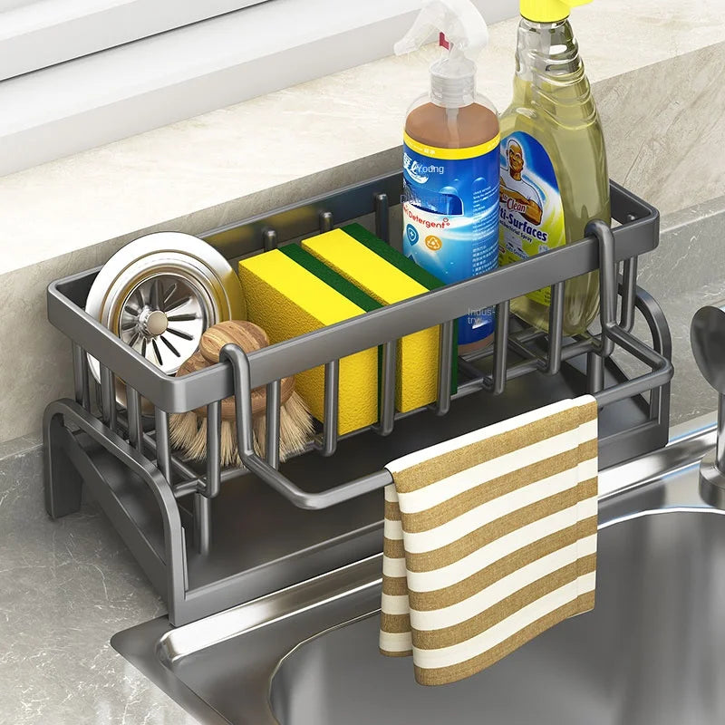 Kitchen Sink Shelf Storage Draining Rack