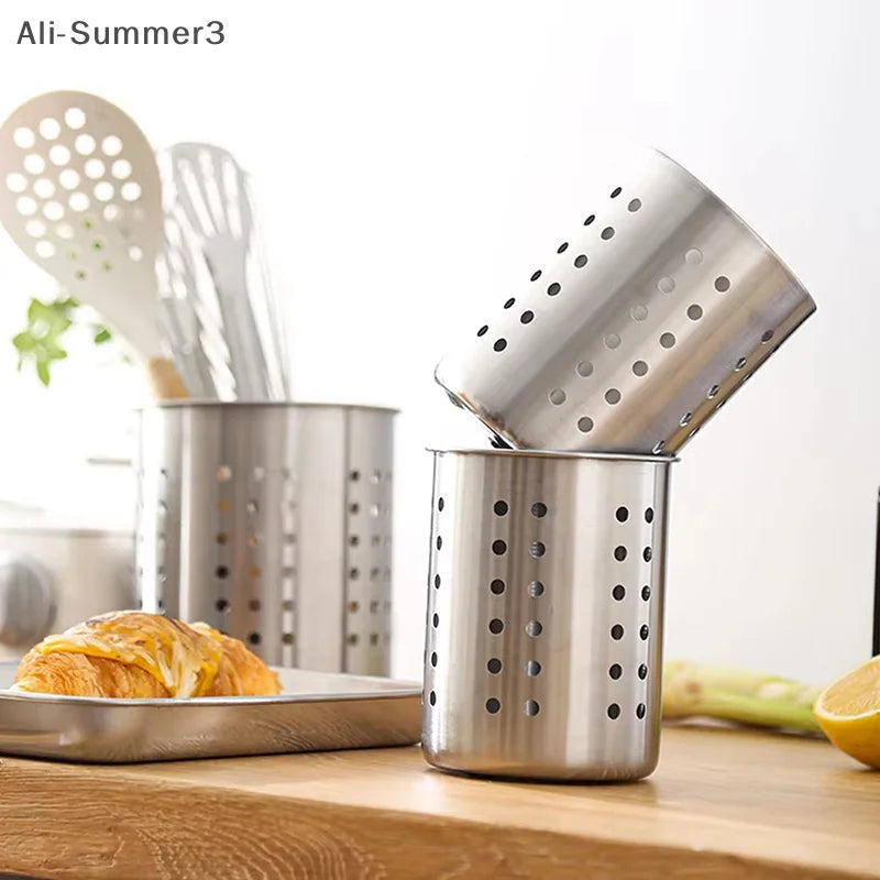 Stainless Steel Cutlery Holder/Drainer Basket