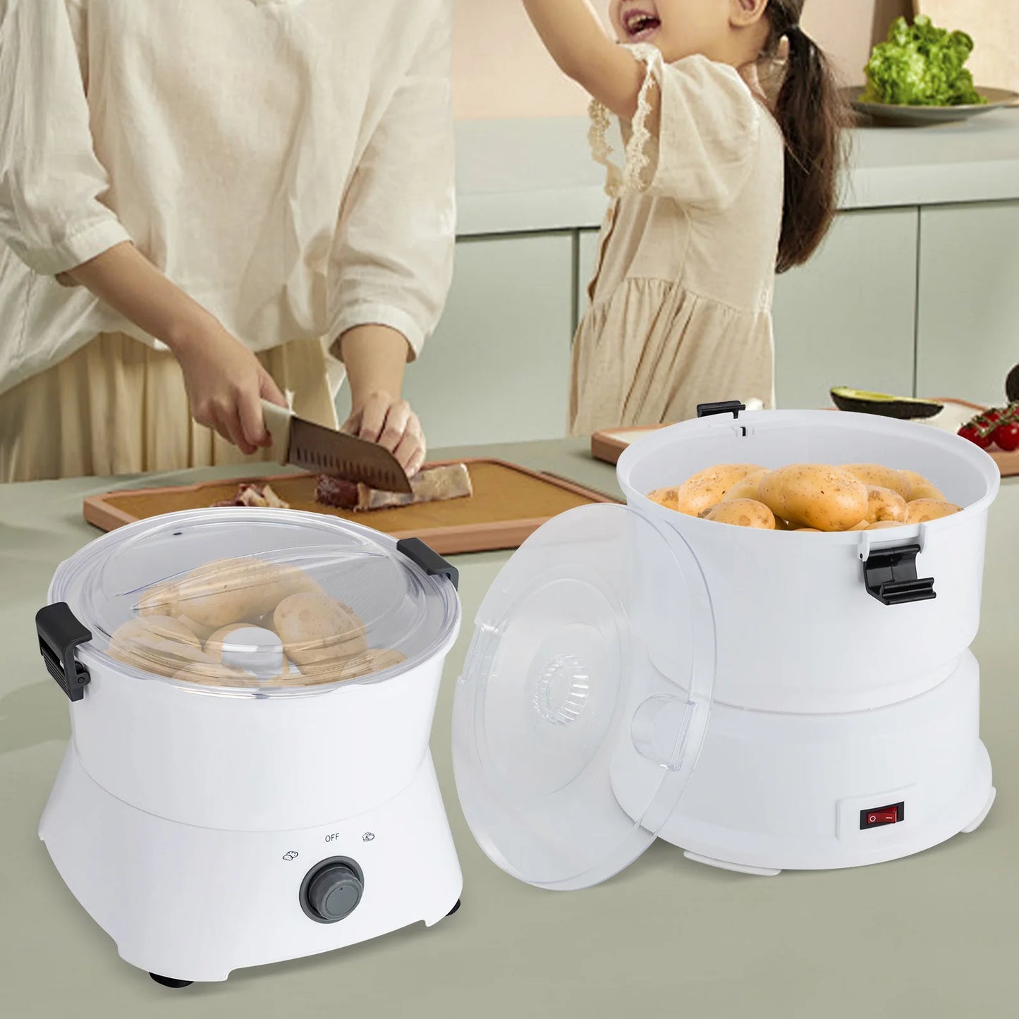 Electric Potato Peeler/Spinner