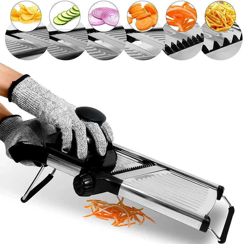 Multi Functional Stainless Steel Vegetable Slicer